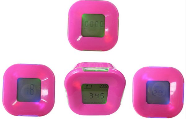 Vier Seiten Uhr mit Kalender / Four Side Clock Calendar